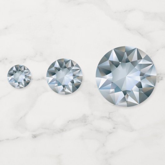 Confettis Fête d'anniversaire Denim & Diamonds Sparkle Diamo (Devant)