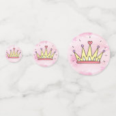 Confettis Fête d'anniversaire deux design (Derrière)