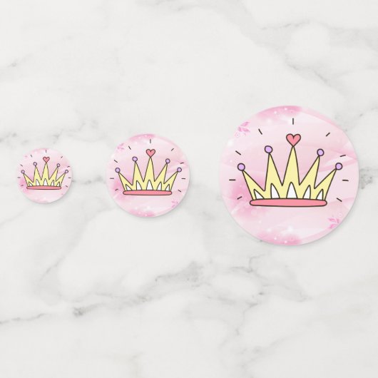 Confettis Fête d'anniversaire deux design (Derrière)