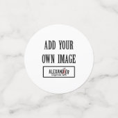 Confettis Fête d'anniversaire personnalisée, douche, mariage (Petit recto)