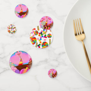 Confettis Fête d'anniversaire Sweet 16 Candy Land