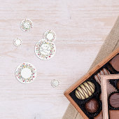 Confettis Fête de jardin française fleurs douche de mariée