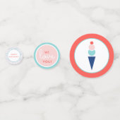 Confettis Fête de la crème glacée (Devant)