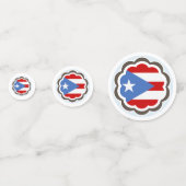 Confettis Fête de la Fleur, Thème de la fête du drapeau port (Devant)