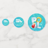 Confettis Fête de la piscine (Derrière)