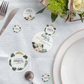 Confettis Fête de mariage tropical floral Hibiscus palmier