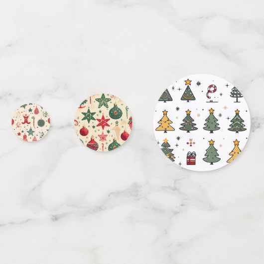 Confettis fête de Noël (Devant)