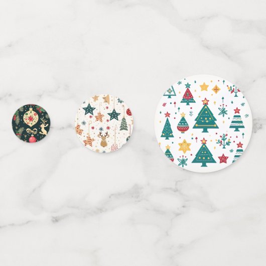 Confettis fête de Noël (Derrière)