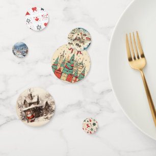 Confettis fête de Noël