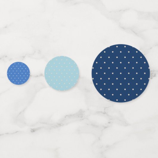 Confettis Fête de Noël Blue Stars (Devant)