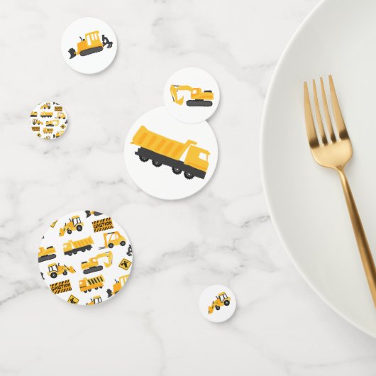 Confettis Fête des camions de construction (Groupe)