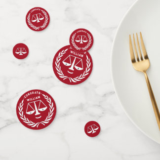 Confettis Fête des diplômes d'avocat