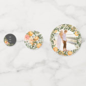 Confettis Fête des mariées botanique de Citrus Orchard Boho (Derrière)