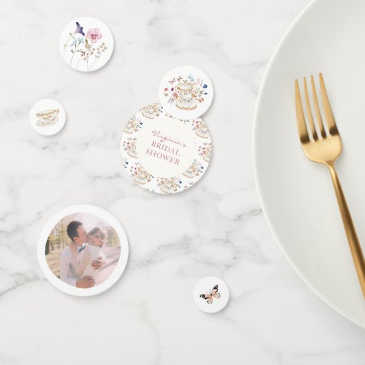 Confettis Fête des mariées de Tea Party fleur sauvage (Groupe)