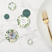 Confettis Fête des mariées florale de l'Albâtre (Groupe)