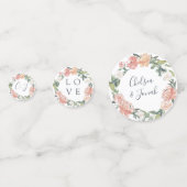 Confettis Fête des mariées florale du milieu de l'été (Devant)