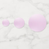 Confettis Fête des mariées Lavender Aquarelle Florale (Derrière)