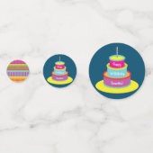 Confettis Fête du gâteau d'anniversaire (Devant)