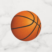 Confettis fête sportive de basket-ball (Petit recto)