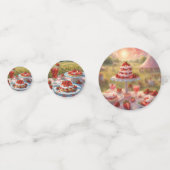 Confettis Fête Whimsical décadente de frégate de fraise (Derrière)