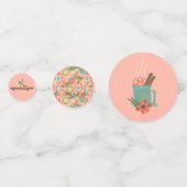 Confettis Fêtes de Noël rétro coloré (Devant)