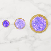 Confettis Février Tableau d'Améthyste de Birthstone (Devant)