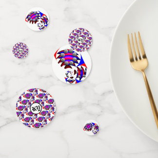 Confettis Fibonacci 'Fish Checker' par Kenneth Yoncich