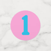 Confettis Fille Canard en caoutchouc Personnalisé Anniversai (Petit recto)