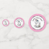 Confettis Fille Tea Party Bichon Frise Chien - mignon (Derrière)