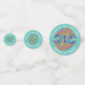 Confettis Filles Pangolin Fête d'anniversaire (Derrière)