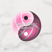 Confettis filles yyang volleyball rose N'importe quelle coul (Petit recto)