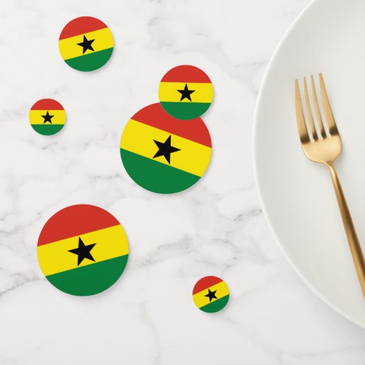 Confettis Flag du Ghana (Groupe)