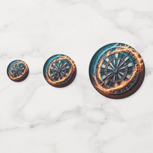 Confettis Flaming Dart Arena Inspirez la passion des fléchet (Derrière)