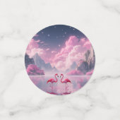 Confettis Flamingos dans un monde de rêve (Petit recto)