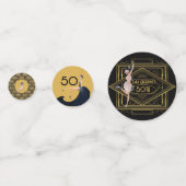 Confettis Flapper des années 20 Années 20 Grande Gatsby 1920 (Devant)