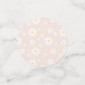 Confettis Fleur de marguerite blanche classique (Petit recto)