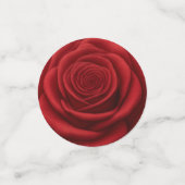 Confettis - Fleur de Rose Rouge (Petit recto)