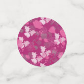 Confettis fleur rose (Petit recto)