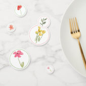 Confettis Fleur sauvage aquarelle (Groupe)