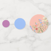 Confettis Fleur sauvage d'aquarelle Pastel (Devant)