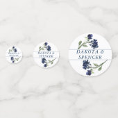 Confettis Fleur sauvage | Mariage classique de Jardin Bohème (Devant)