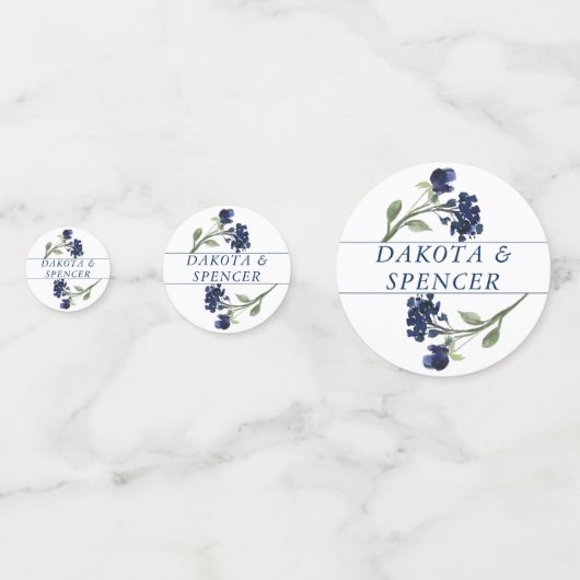 Confettis Fleur sauvage | Mariage classique de Jardin Bohème (Devant)