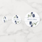 Confettis Fleur sauvage | Mariage classique de Jardin Bohème (Derrière)