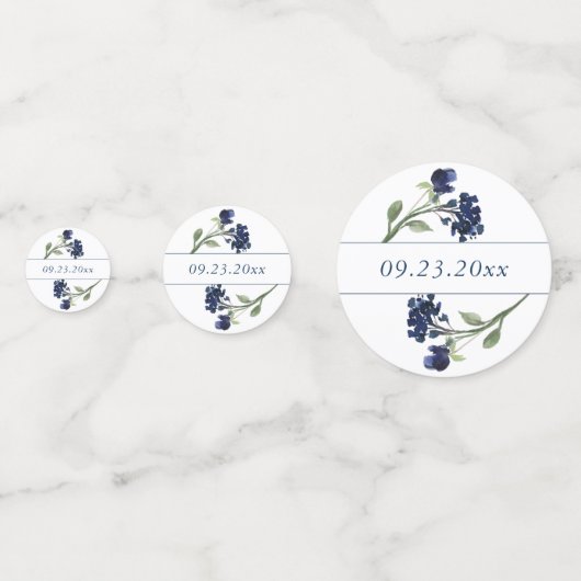 Confettis Fleur sauvage | Mariage classique de Jardin Bohème (Derrière)