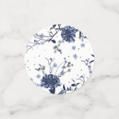 Confettis Fleurs bleues (Petit recto)