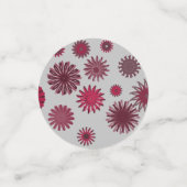 Confettis fleurs bourguignonnes et argentées (Petit recto)