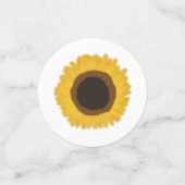 Confettis Fleurs de soleil (Petit recto)