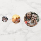 Confettis Fleurs de soleil et photos (Derrière)