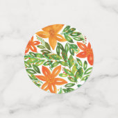 Confettis Fleurs peintes à la main et de vacances (Petit recto)