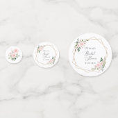 Confettis Fleurs Rouges, Fleurs Roses, Boho, Fête des mariée (Derrière)